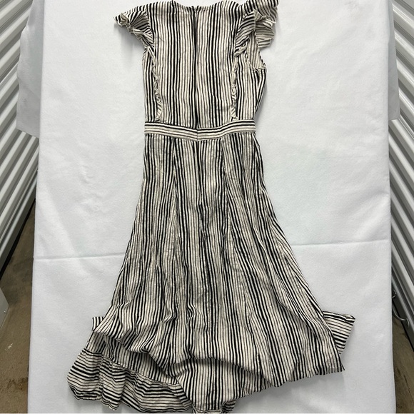 Christy Dawn Quinn Black and White Striped Maxi Dress - Picture 4 of 10
